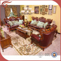 fashionable classic wood sofa furniture,luxury sofa set